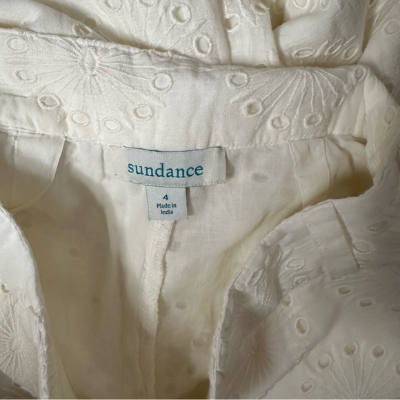 Sundance Beachy Beauty Embroidered Pants 4 - Picture 6 of 7
